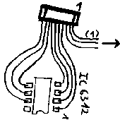 Anschlu� an den Pads des EEPROMs