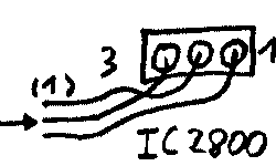 Anschlu� des 3-adrigen Kabels